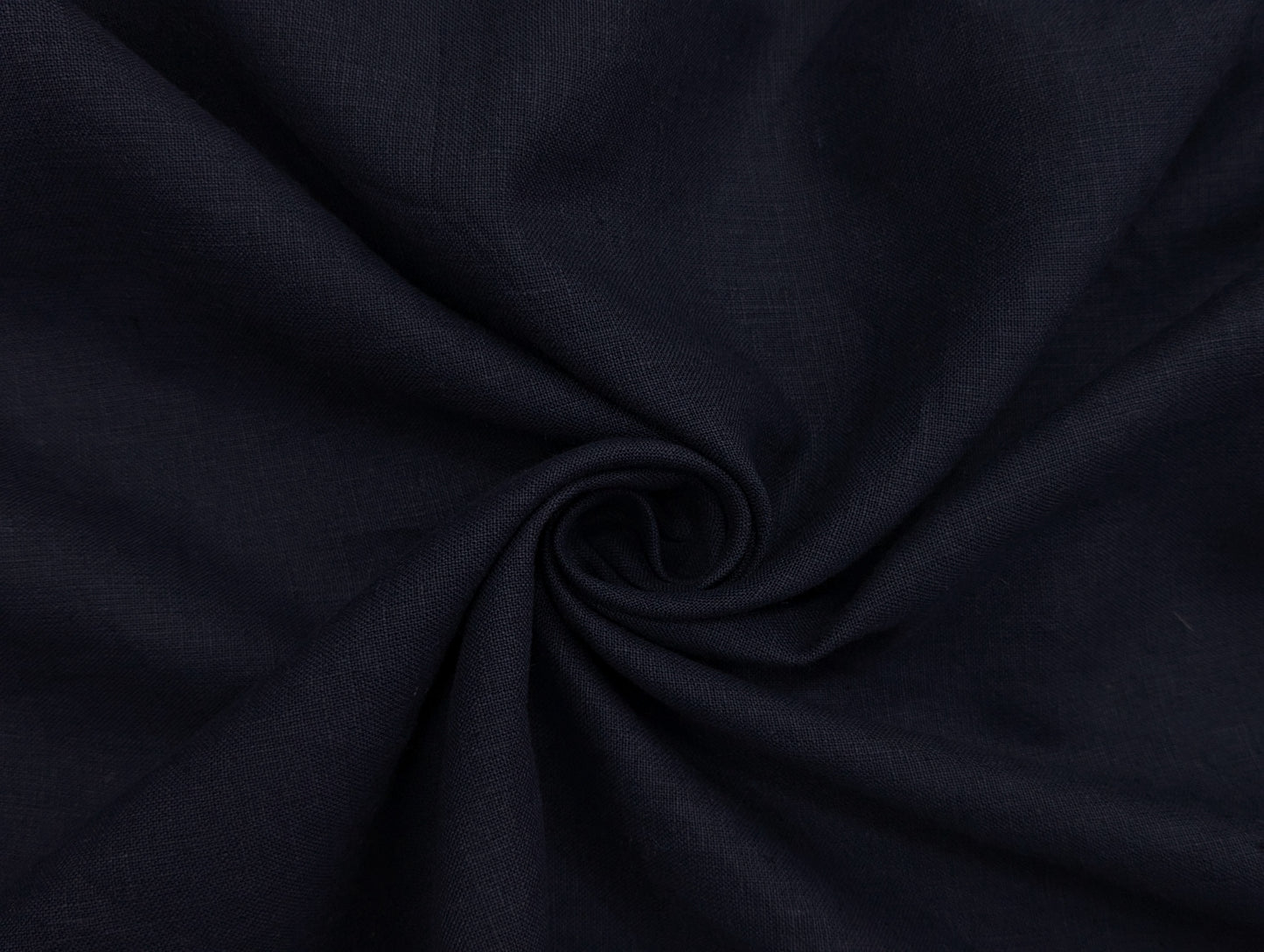 100% European Linen Suiting Fabric - 25 Lea (Navy Blue)