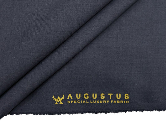 Augustus TR Blend Premium Unstitched Suiting Fabric (Charcoal Gray)