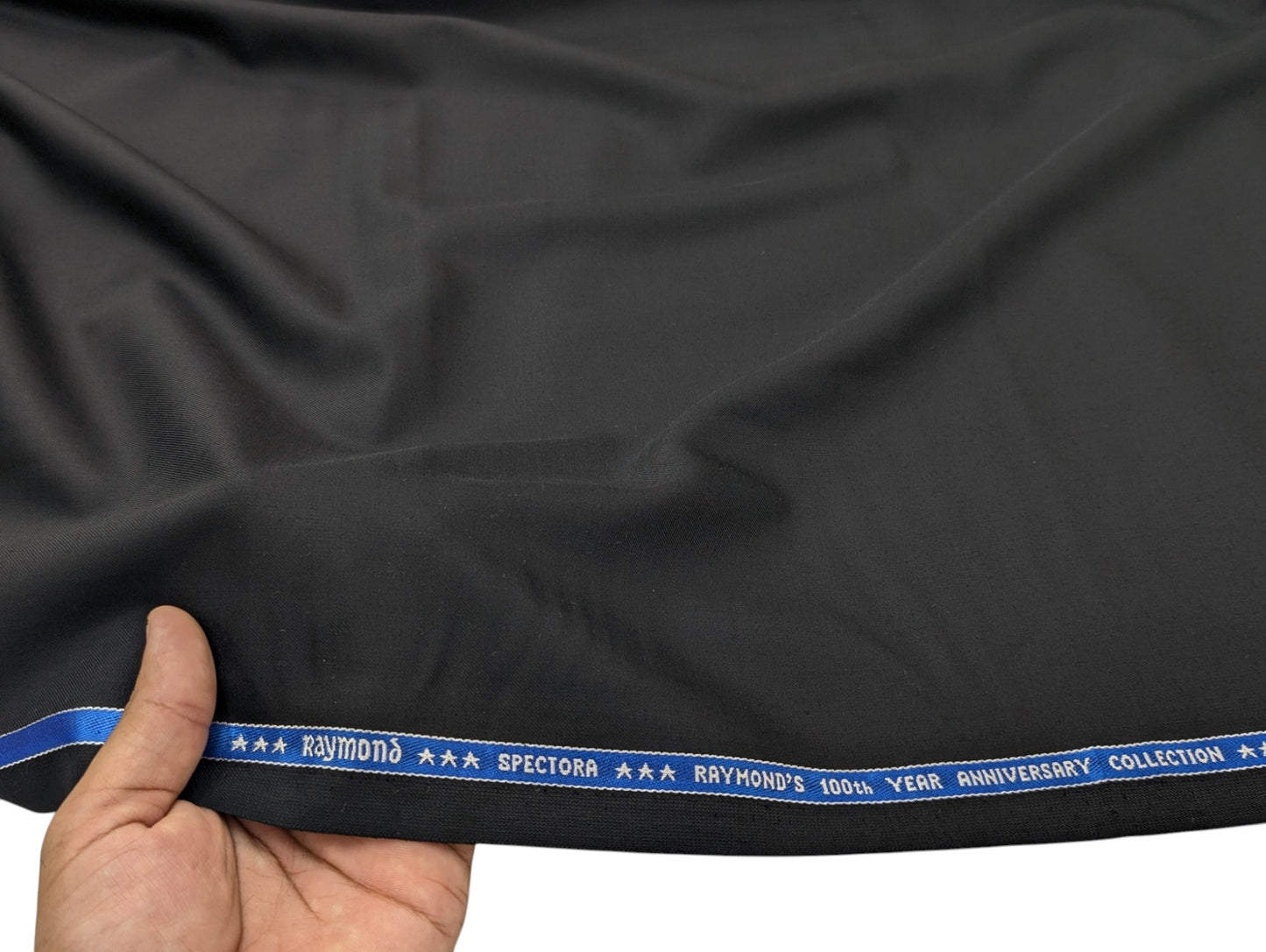 Raymond Spectora Super 140s Merino Wool Blend - 100th Year Anniversary Collection (Black)