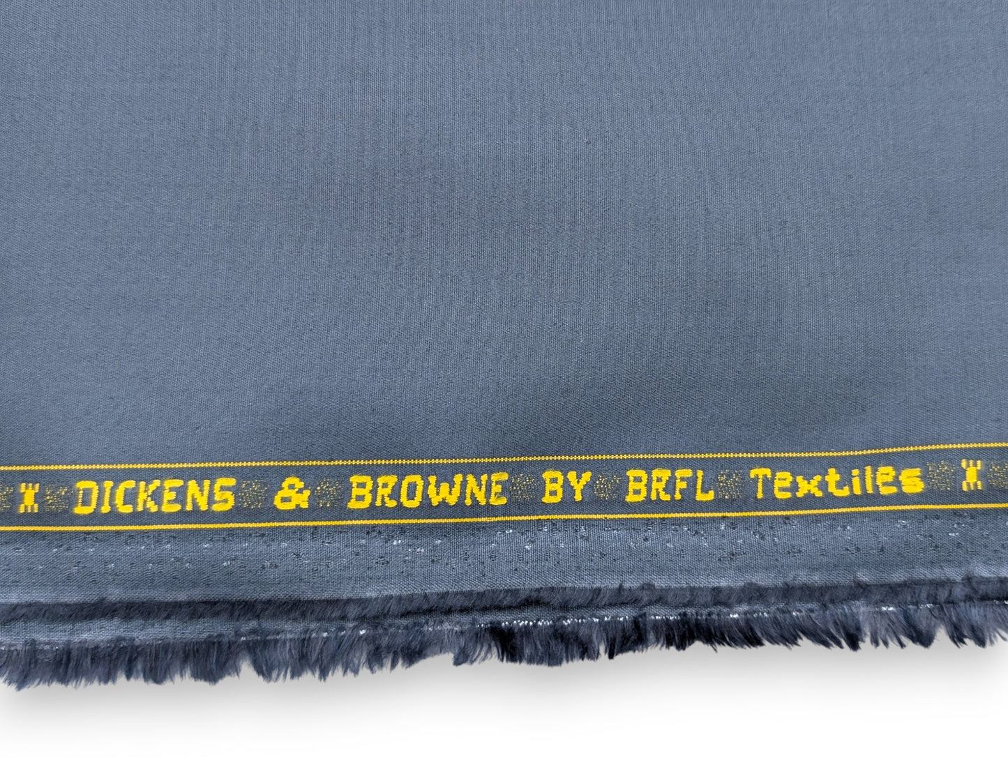 Dickens And Browne 100% Cotton Unstitched Suiting Fabric (Gray) (By Bombay Rayon)