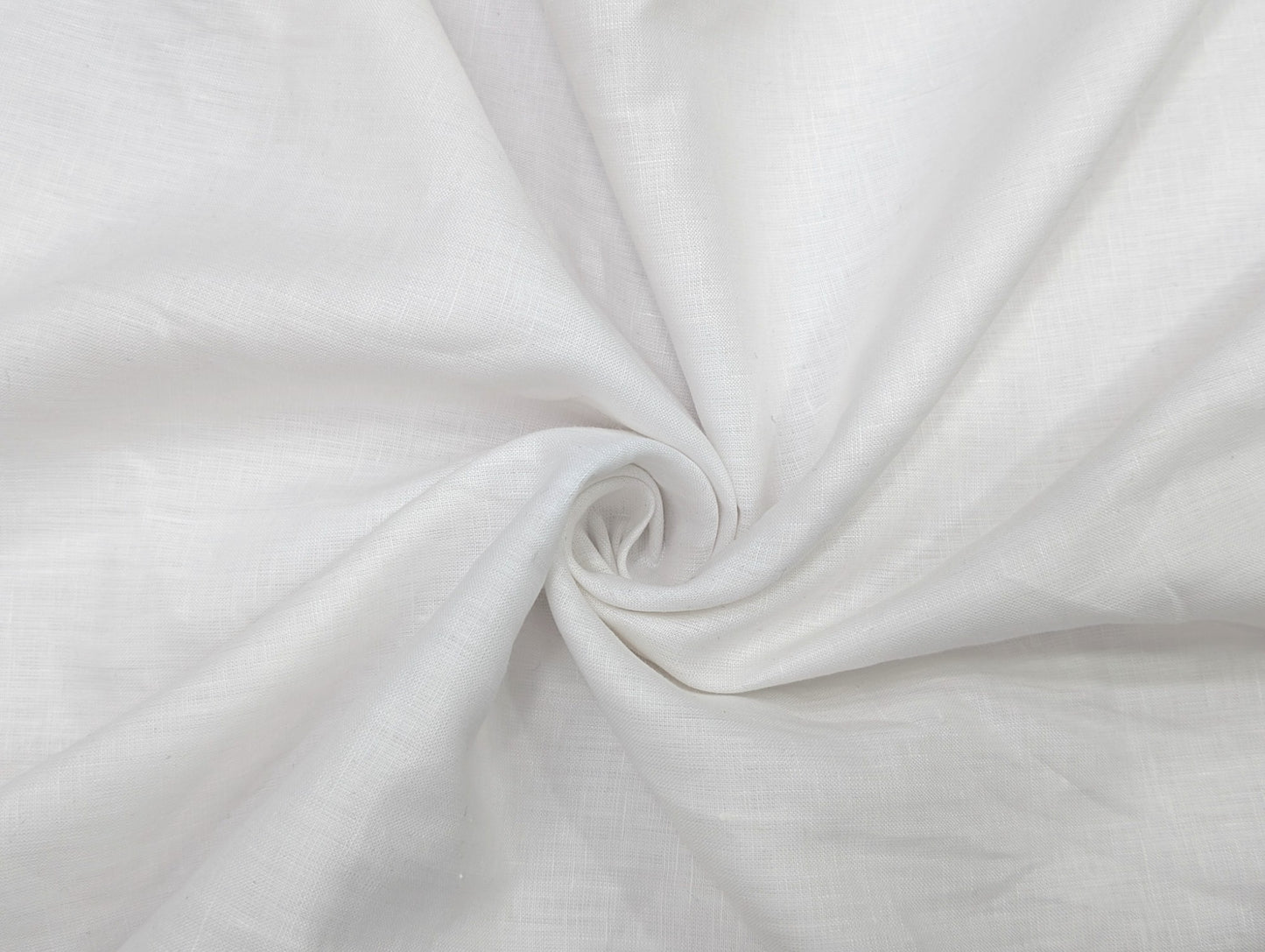 Murano Di Italia 100% Pure European Linen Shirting Fabric - 70 Lea (White)