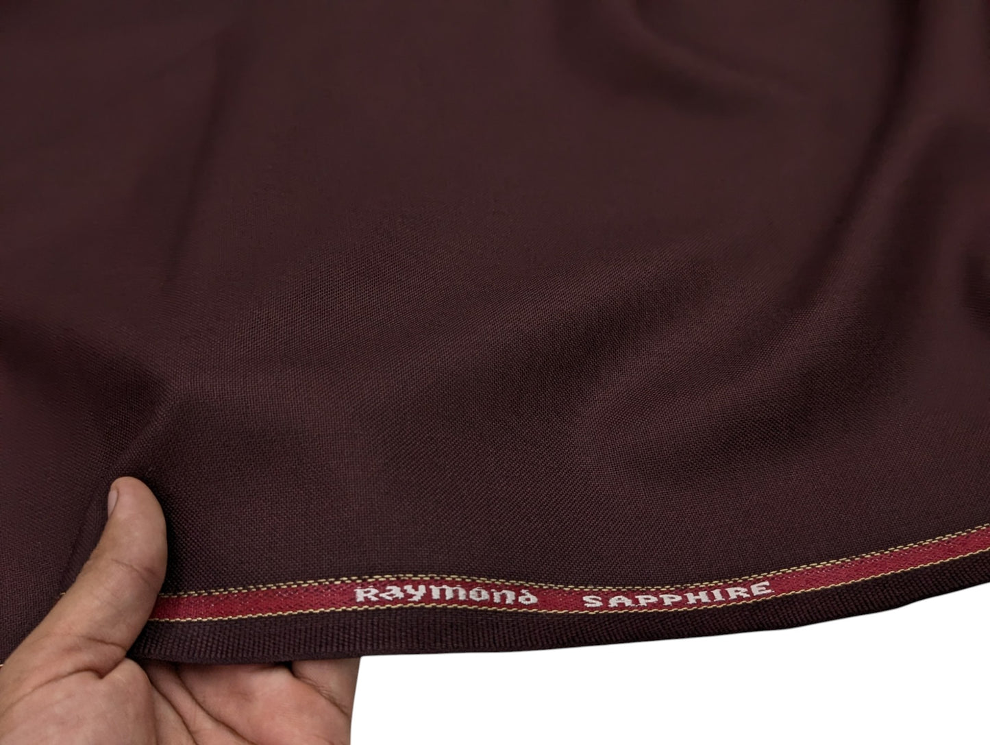 Raymond Sapphire Unstitched Suiting Fabric (Maroon)