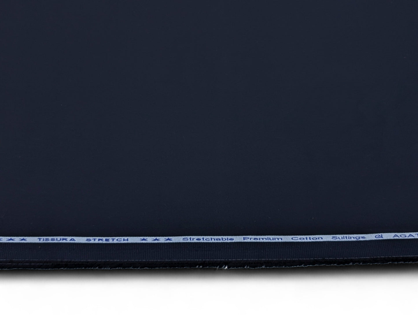 Arvind 100% Cotton Stretched Suiting Fabric (Navy Blue)