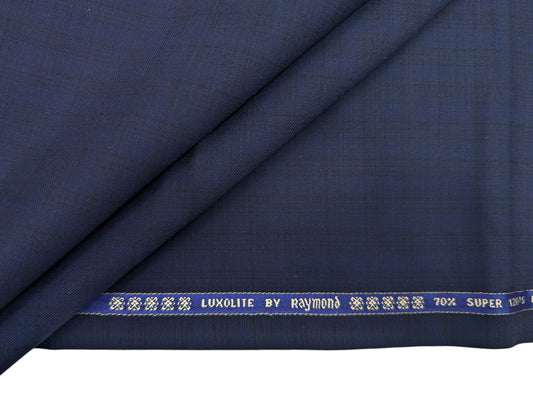 Raymond Luxolite 70% Wool Super 120's Premium Unstitched Suiting Fabric