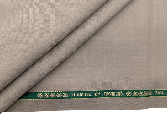 Raymond Luxolite 70%Wool Super 120's Premium Unstitched Suiting Fabric (Beige)