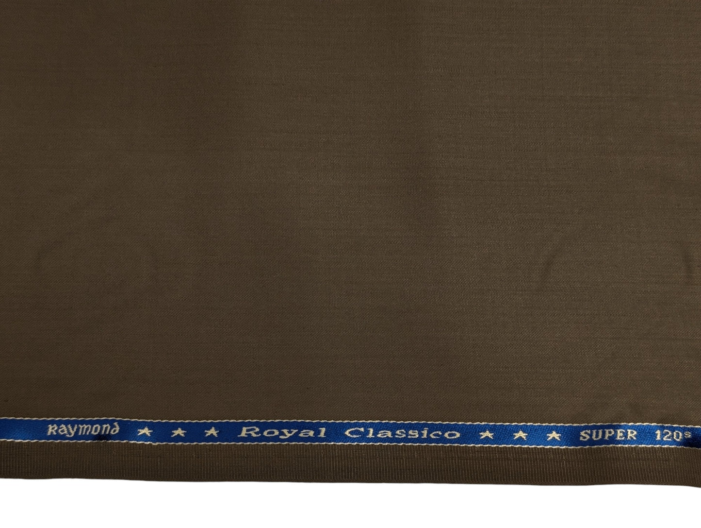 Raymond Royal Classico Super 120's Wool blend Suiting Fabric (Camel Brown)