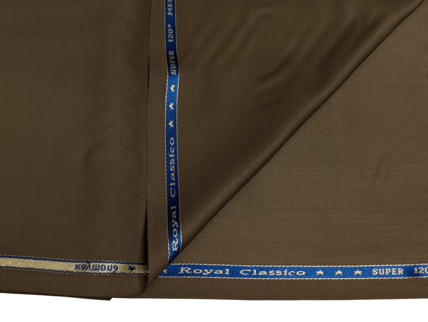 Raymond Royal Classico Super 120's Wool blend Suiting Fabric (Camel Brown)
