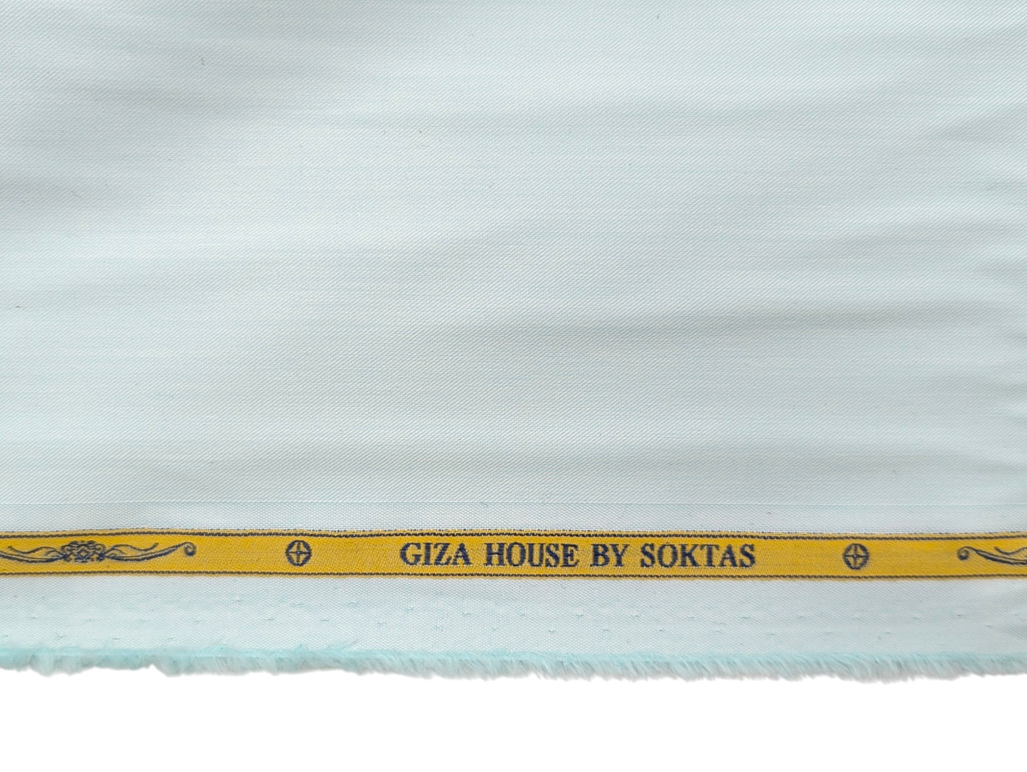 Giza House by Soktas 2 ply 120s Premium Giza Cotton Shirting Fabric (Pastel Green, Plain Weave)