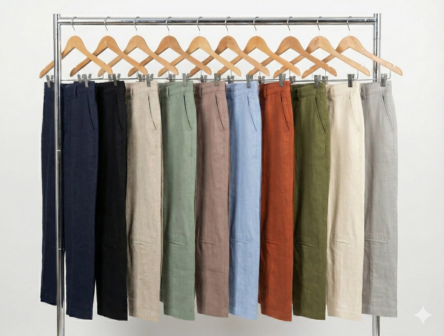 100% Linen Suiting Fabrics