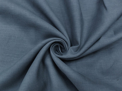 100% Pure European Linen 25 LEA Suiting Fabric (Pastel Grey, Plain )