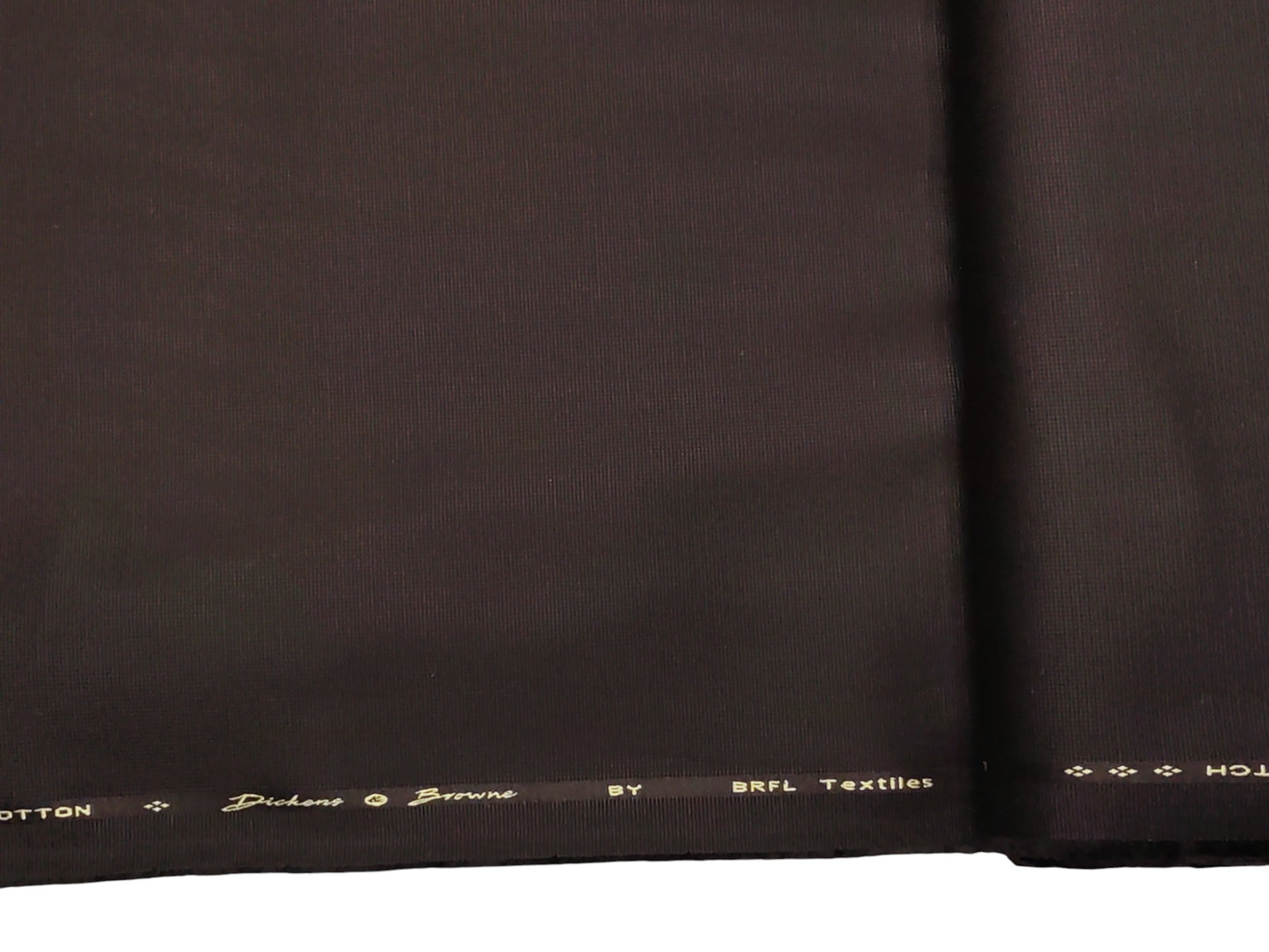 Dickens & Browne 100% Cotton Stretch Suiting Fabric (Maroon, Textured)