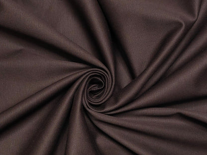 Dickens & Browne 100% Cotton Stretch Suiting Fabric (Maroon, Textured)