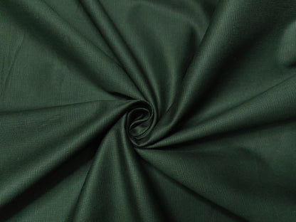 Dickens & Browne 100% Cotton Stretch Suiting Fabric (Bottle Green, Textured)