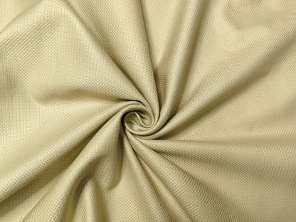 Dickens & Browne Hill View 100% Cotton Stretch Suiting Fabric (Soft Gold, Textured)