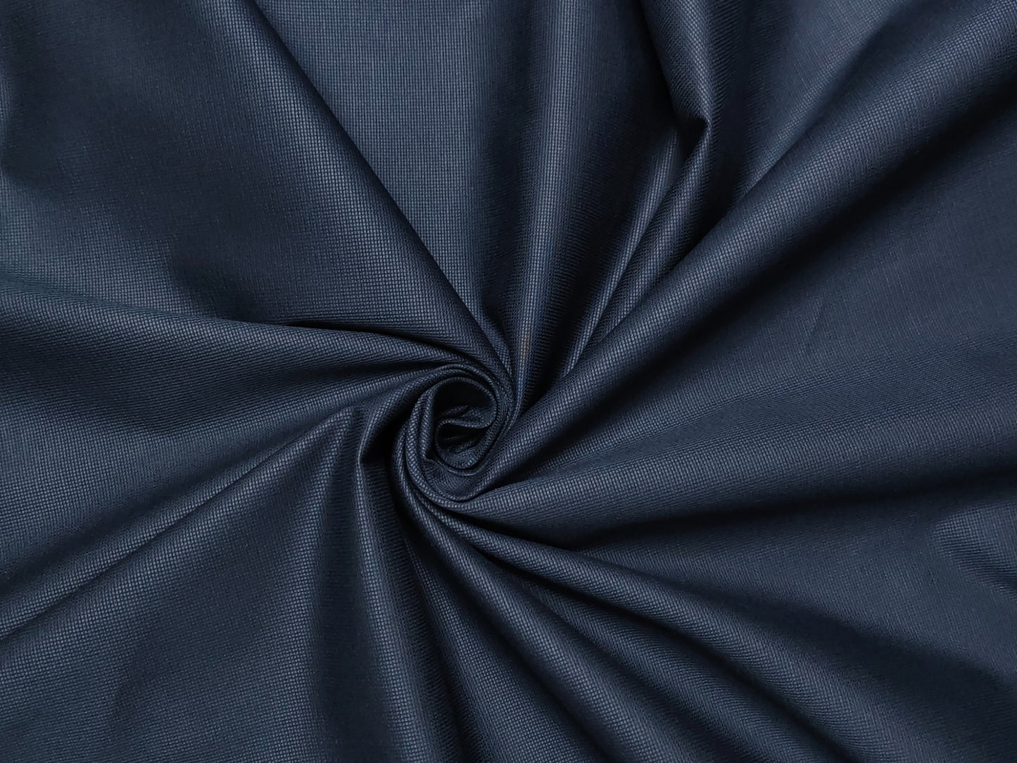 Dickens & Browne 100% Cotton Stretch Suiting Fabric (Navy BlueTextured)