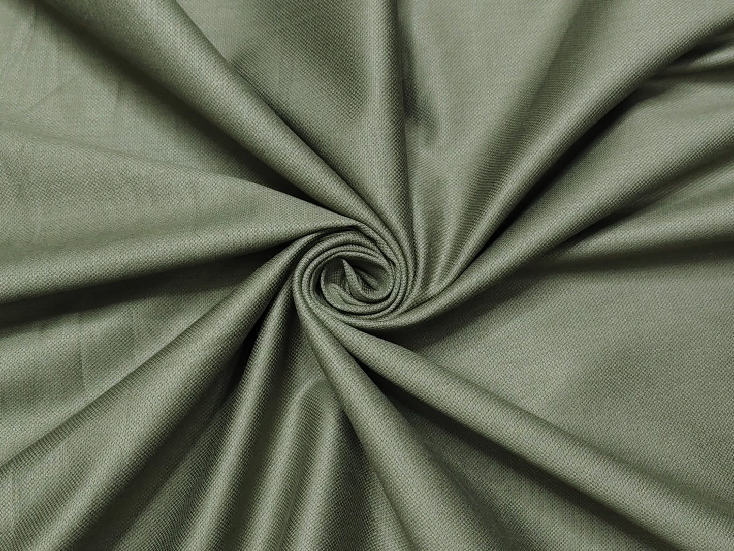 Dickens & Browne 100% Cotton Stretch Suiting Fabric (Pastel Green, Textured)