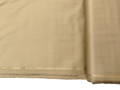 Dickens & Browne 100% Cotton Stretch Suiting Fabric (Beige, Textured)