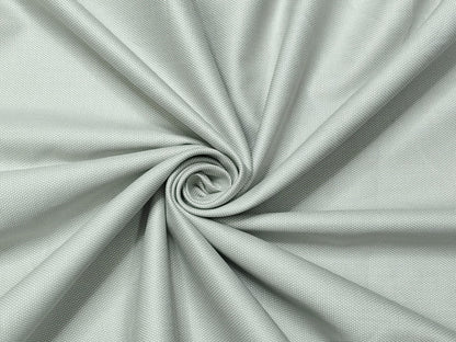 Dickens & Browne 100% Cotton Stretch Suiting Fabric (Soft Grey, Textured)