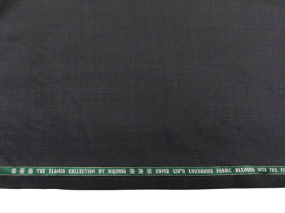 Raymond The Elanza Collection 70% Wool Super 120's Suiting Fabric (Charcoal Grey, Self Design)