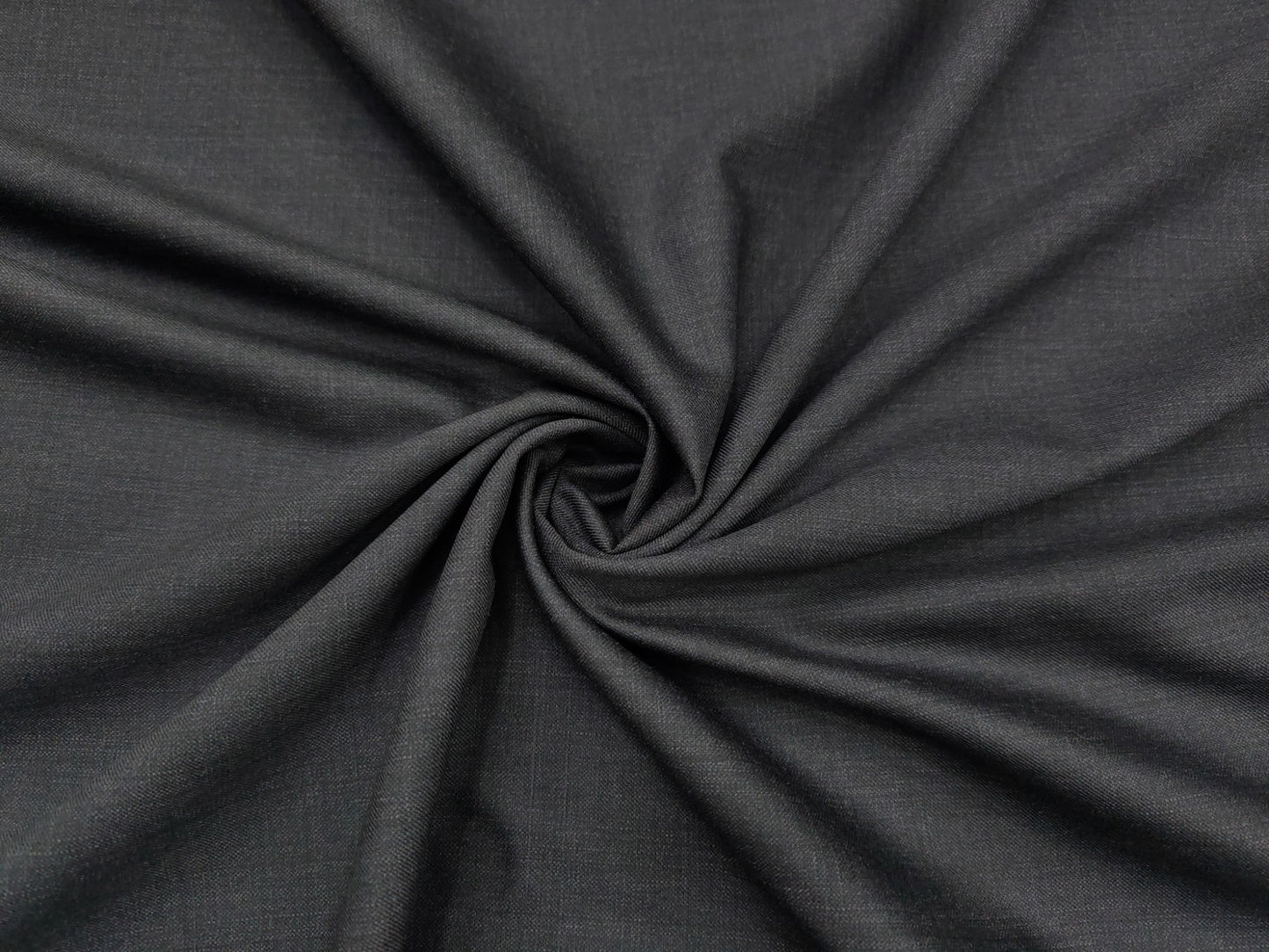 Raymond The Elanza Collection 70% Wool Super 120's Suiting Fabric (Charcoal Grey, Self Design)