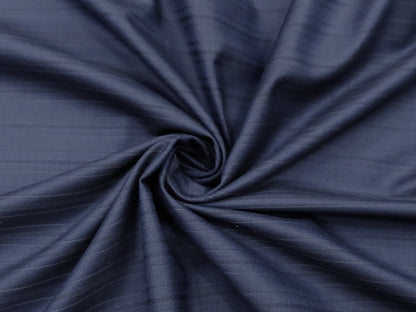 Raymond Classic Gold Super 120's Suiting Fabric (Navy Blue, Striped)