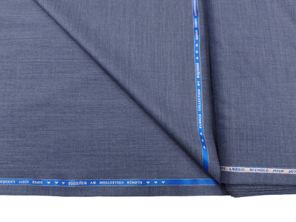 Raymond Elanza Collection 70% Wool Super 120's Suiting Fabric (Subtle Blue, Plain Weave)