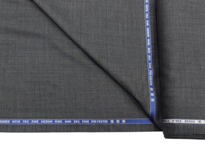 Raymond The Elanza Collection 70% Wool Super 120's Suiting Fabric (Gray, Self Design)