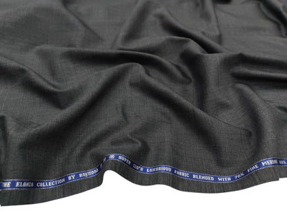 Raymond The Elanza Collection 70% Wool Super 120's Suiting Fabric (Gray, Self Design)