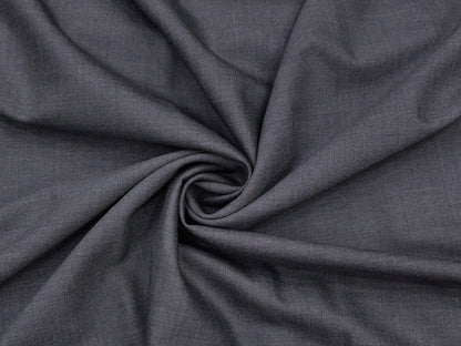 Raymond Luxolite 70% Wool Super 120s Suiting Fabric (Grey, Plain Weave)