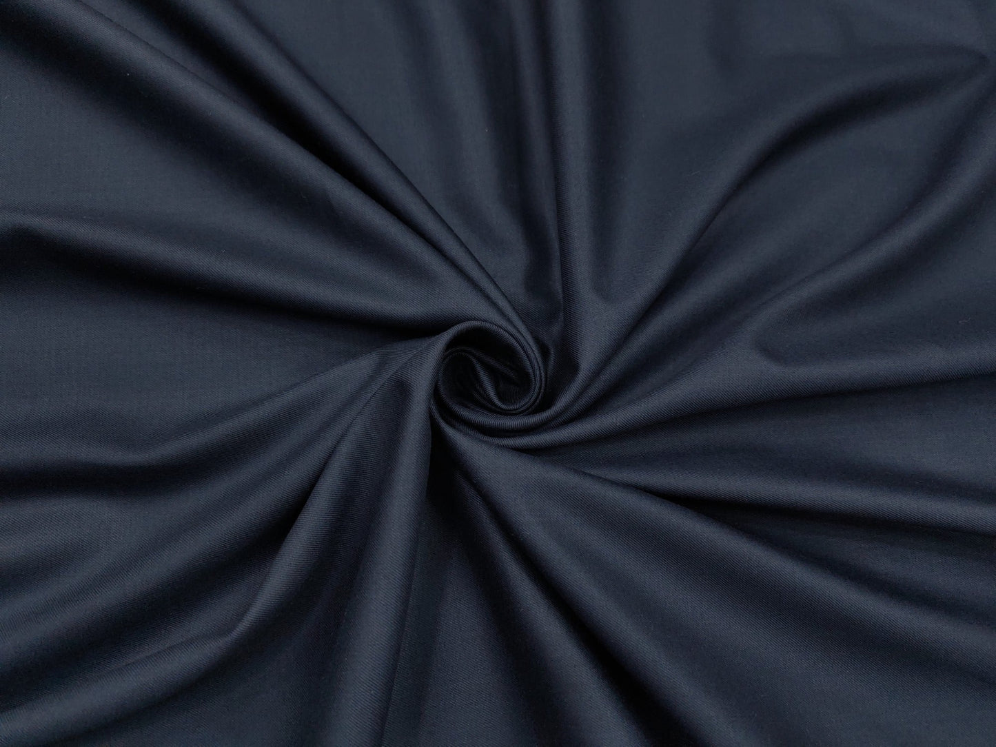 Canetti Italy Super 100's Merino Wool Blend Suiting Fabric (Navy BluePlain Weave)