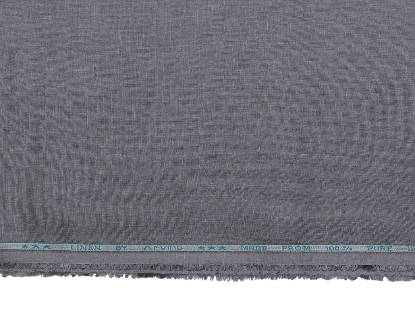 Arvind 100% Linen 60 Lea Shirting Fabric (Grey, Plain)