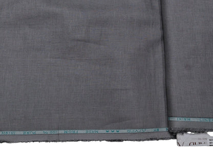 Arvind 100% Linen 60 Lea Shirting Fabric (Grey, Plain)