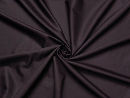 Georgia Gullini Super 160s Merino Wool Blend Suiting Fabric (Wine , Plain Weave)
