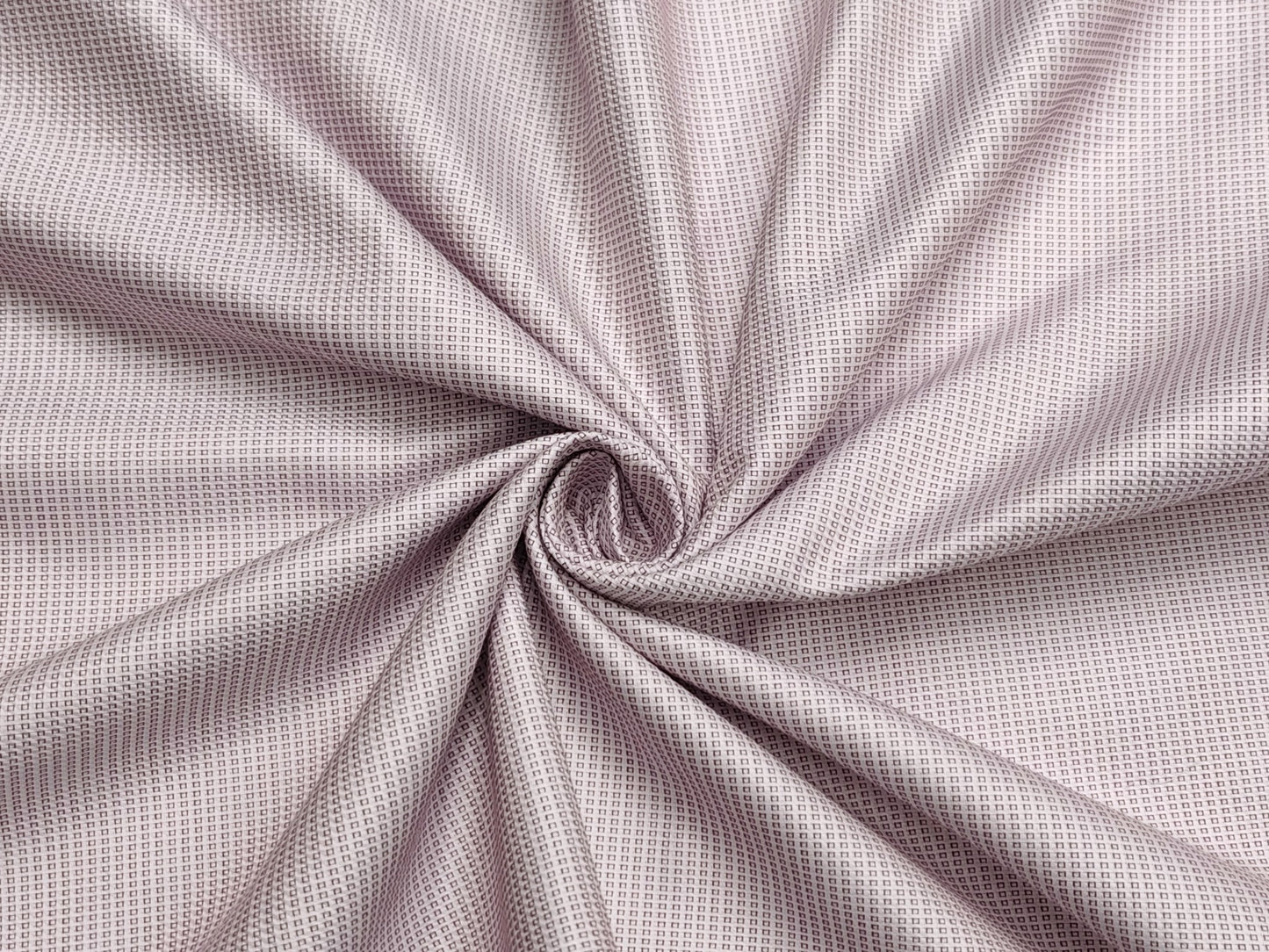 Giza House by Soktas 2/80 Finest Giza Cotton Shirting Fabric (Wine & White, Box Patterned)