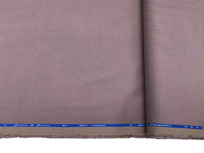 Dickens And Browne 100% Cotton Stretched Textured Suiting Fabric (Dusty Mauve, Textured)