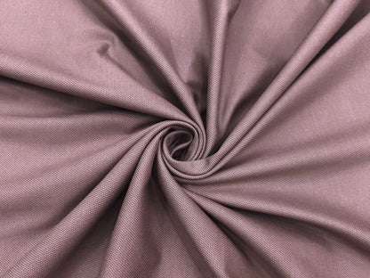 Dickens And Browne 100% Cotton Stretched Textured Suiting Fabric (Dusty Mauve, Textured)