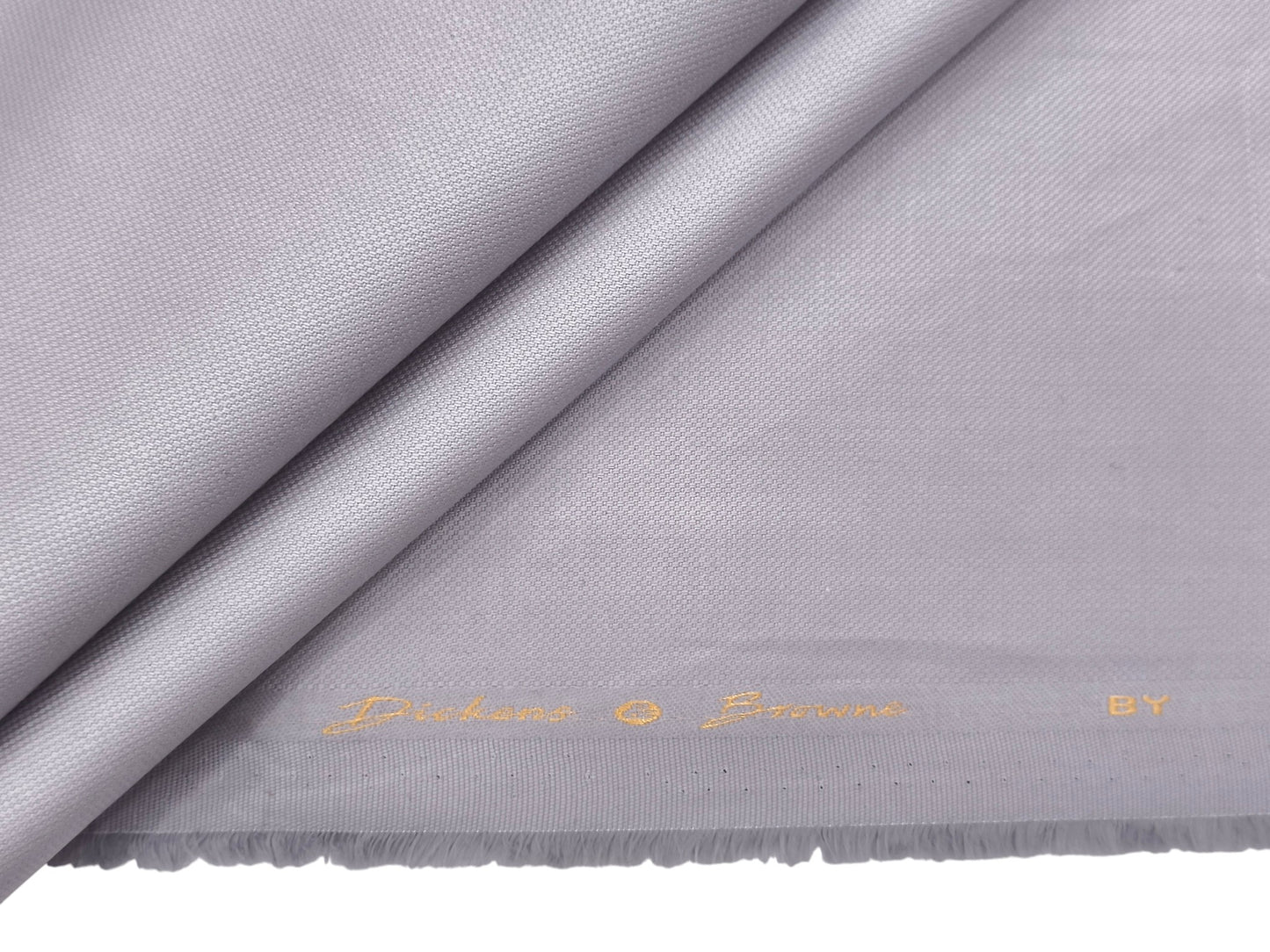 Dickens And Browne Raptor 100% Cotton Stretched Textured Suiting Fabric (Silver Grey, Textured)