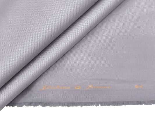 Dickens And Browne Raptor 100% Cotton Stretched Textured Suiting Fabric (Silver Grey, Textured)