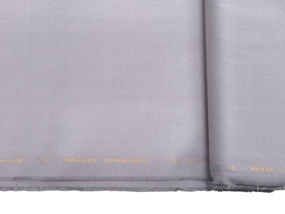 Dickens And Browne Raptor 100% Cotton Stretched Textured Suiting Fabric (Silver Grey, Textured)