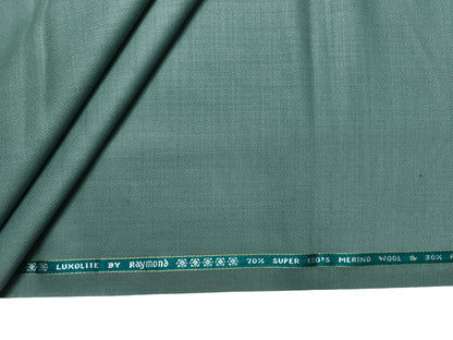 Raymond Luxolite 70% Wool Super 120s Suiting Fabric (Pastel Green, Patterned)