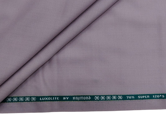 Raymond Luxolite 70% Wool Super 120s Suiting Fabric (Soft Lavender, Patterned)