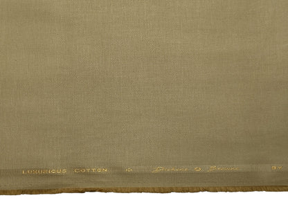 Dickens And Browne 100% Cotton Stretched Textured Suiting Fabric (Golden Beige Textured)