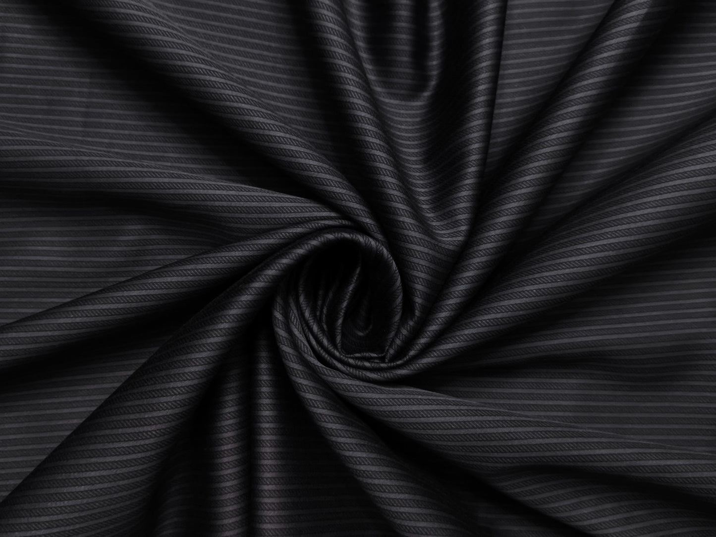 Giza House By Soktas 100% Premium Giza Cotton Shirting Fabric (Black, Stripes)