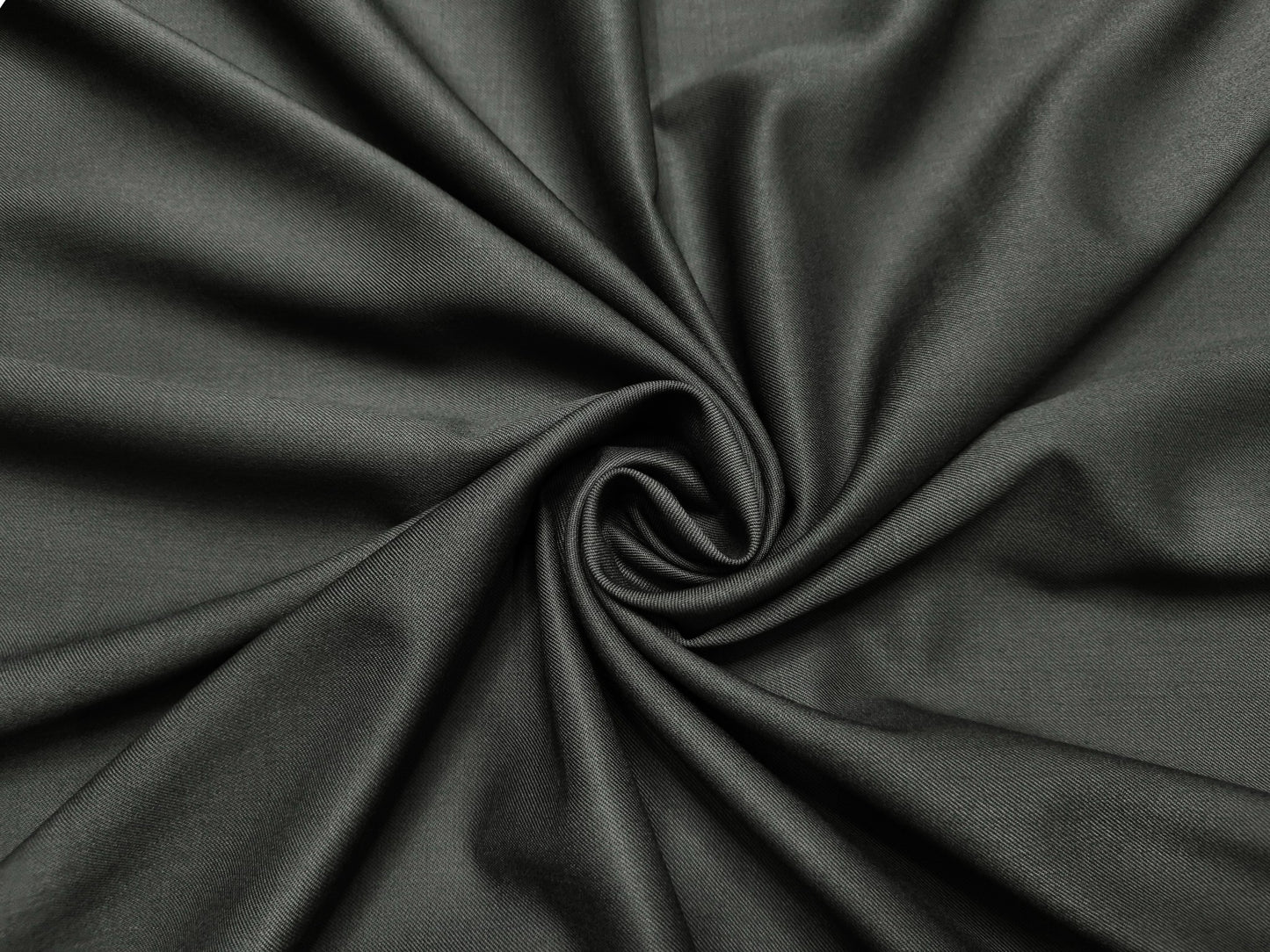 Valenzo Italy Super 110s Wool Blended Suiting Fabric (Dark Stone Grey, Plain)