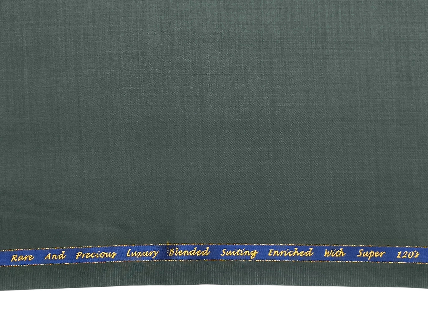 Georgia Gullini Extrafine Super 120s Wool Blended Suiting Fabric (Sage Green, Plain)