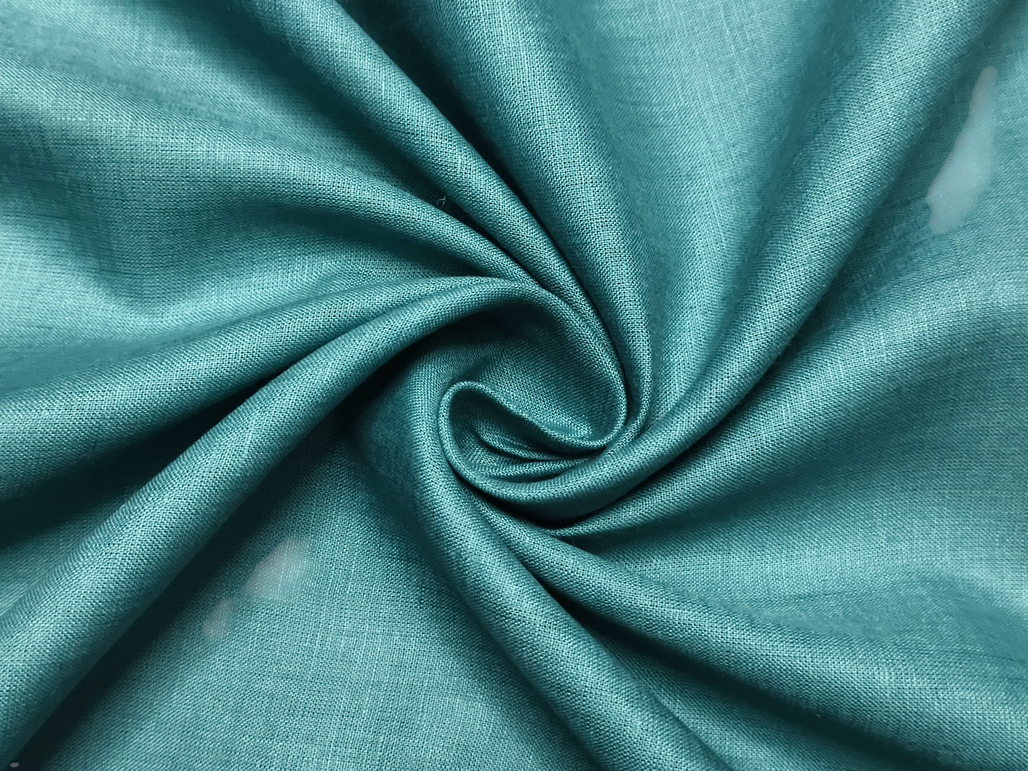 Burgoyne Emerald The Original Irish Heritage Linen Shirting Fabric (Ocean Mist, Plain)