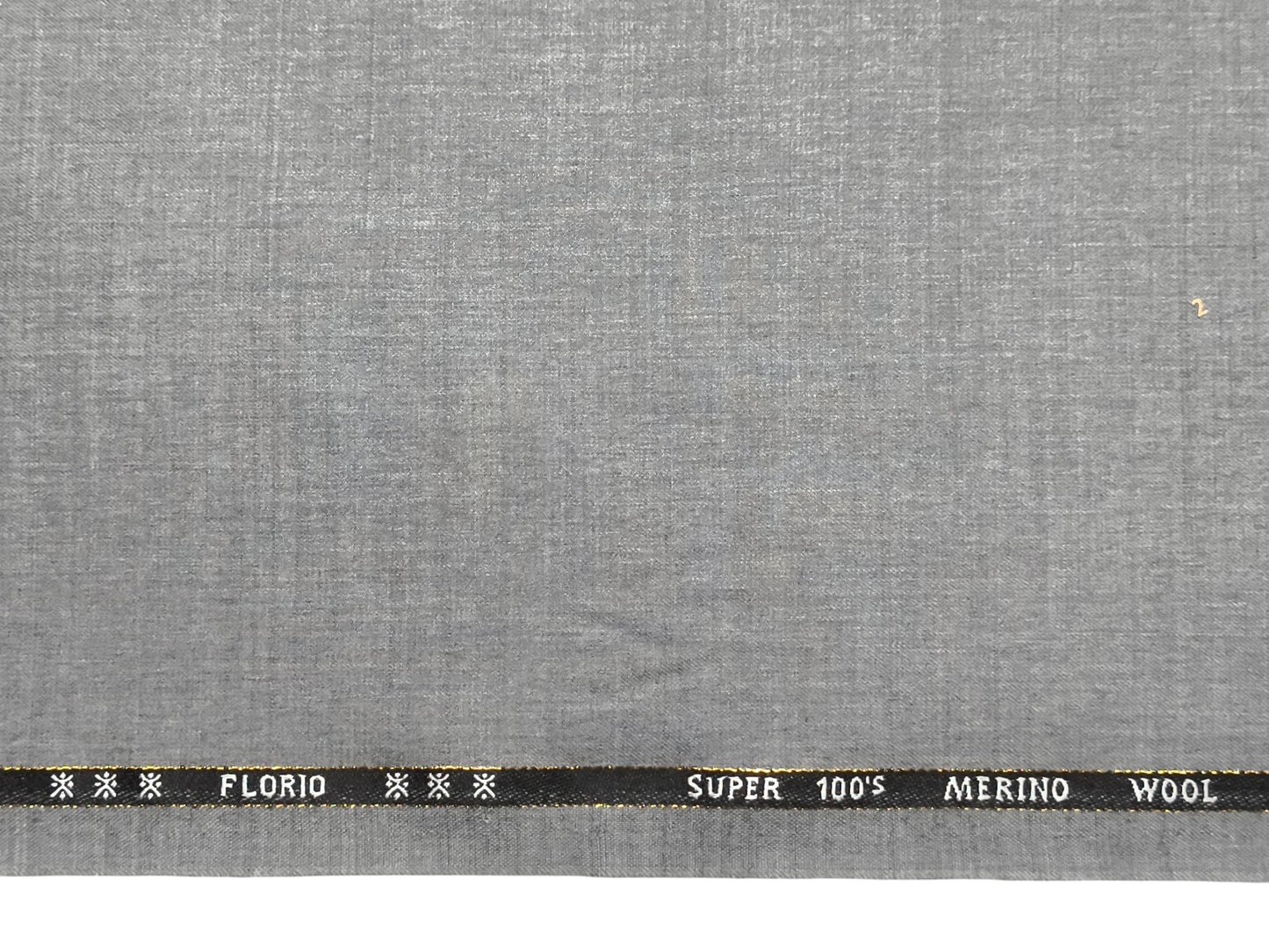 Canetti Italy Super 100's Merino Wool Blend Suiting Fabric (Dove Grey Plain)