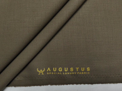 Augustus TR Blend Premium Suiting Fabric (Classic Brown, Plain )