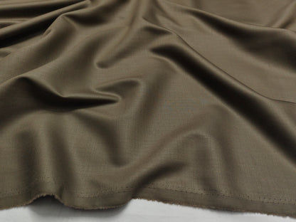 Augustus TR Blend Premium Suiting Fabric (Classic Brown, Plain )