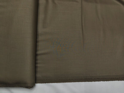 Augustus TR Blend Premium Suiting Fabric (Classic Brown, Plain )